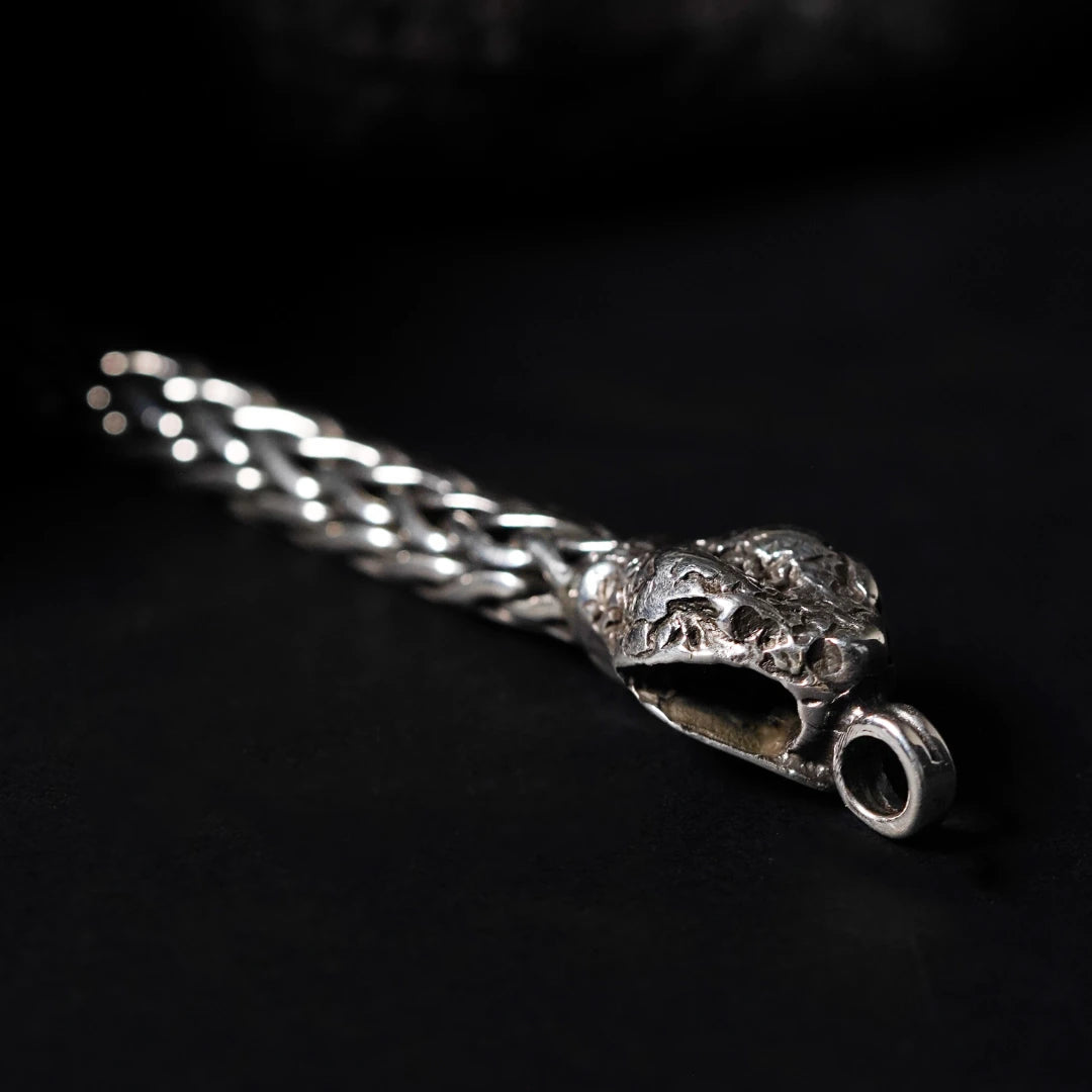 brazalete plata hombre