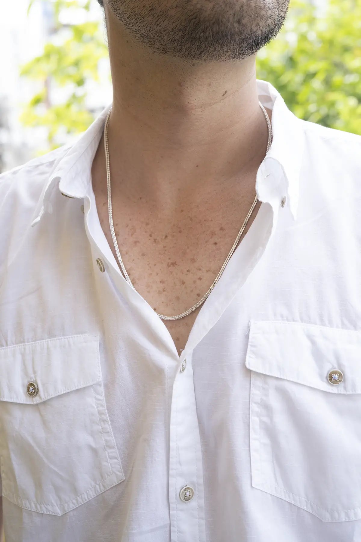 Cadena de Plata Espiga | Sissai Joyería 