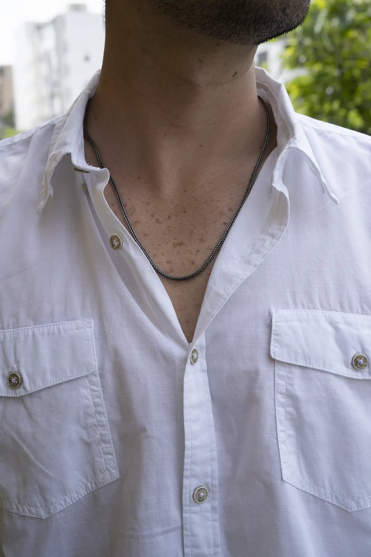 Cadena de Plata Espiga | Sissai Joyería 