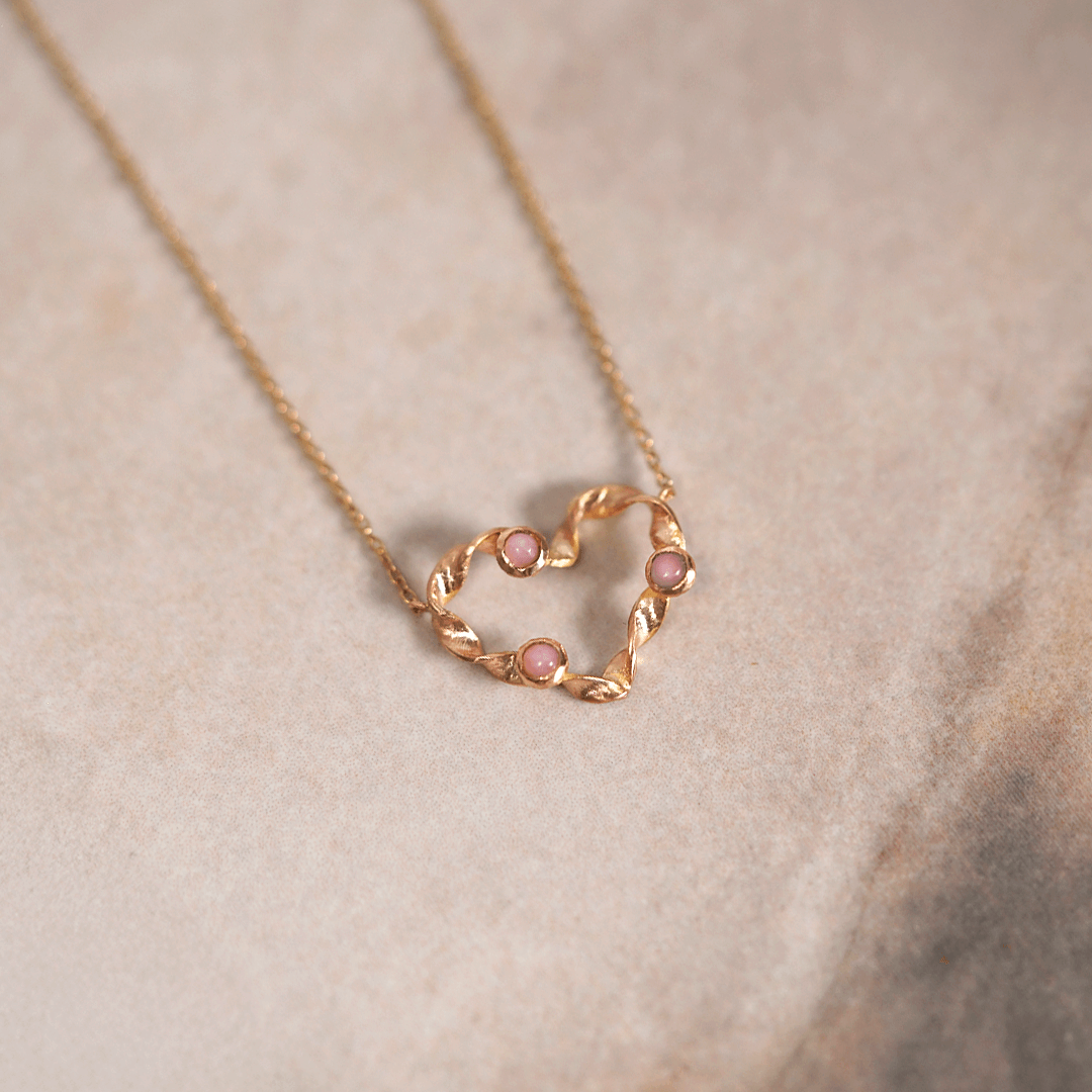 Collar de Oro Dream Heart Entrelazado 18k | Sissai Joyería 