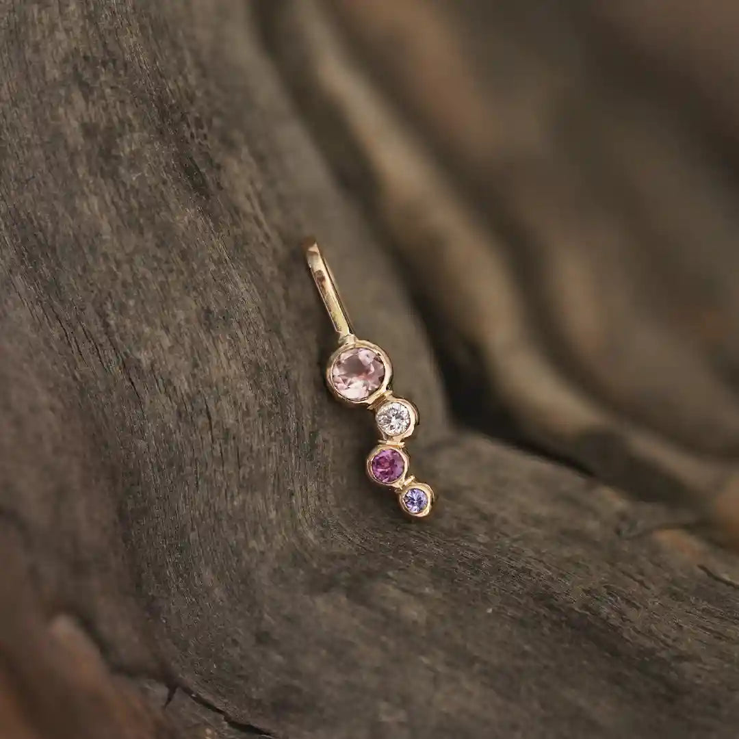 Dije de Oro Mini Dots 18k | Sissai Joyería 