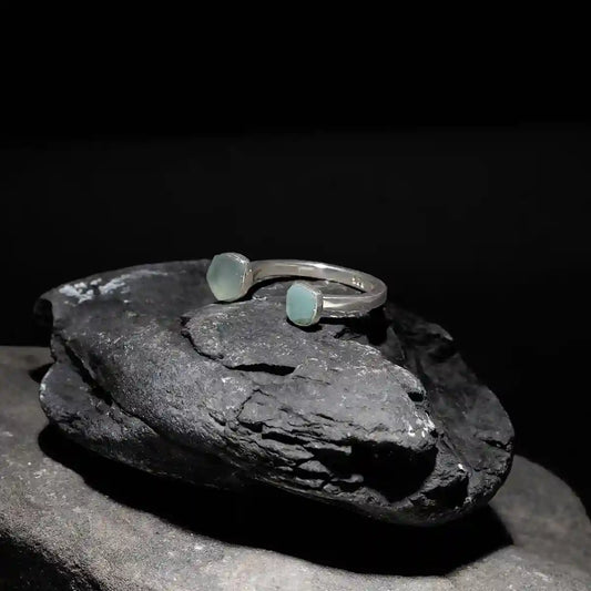Anillo de Plata Ballestas con Ópalo Andino | Sissai Joyería 
