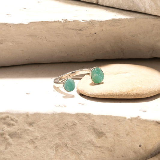 Anillo de Plata Ballestas con Ópalo Andino | Sissai Joyería 