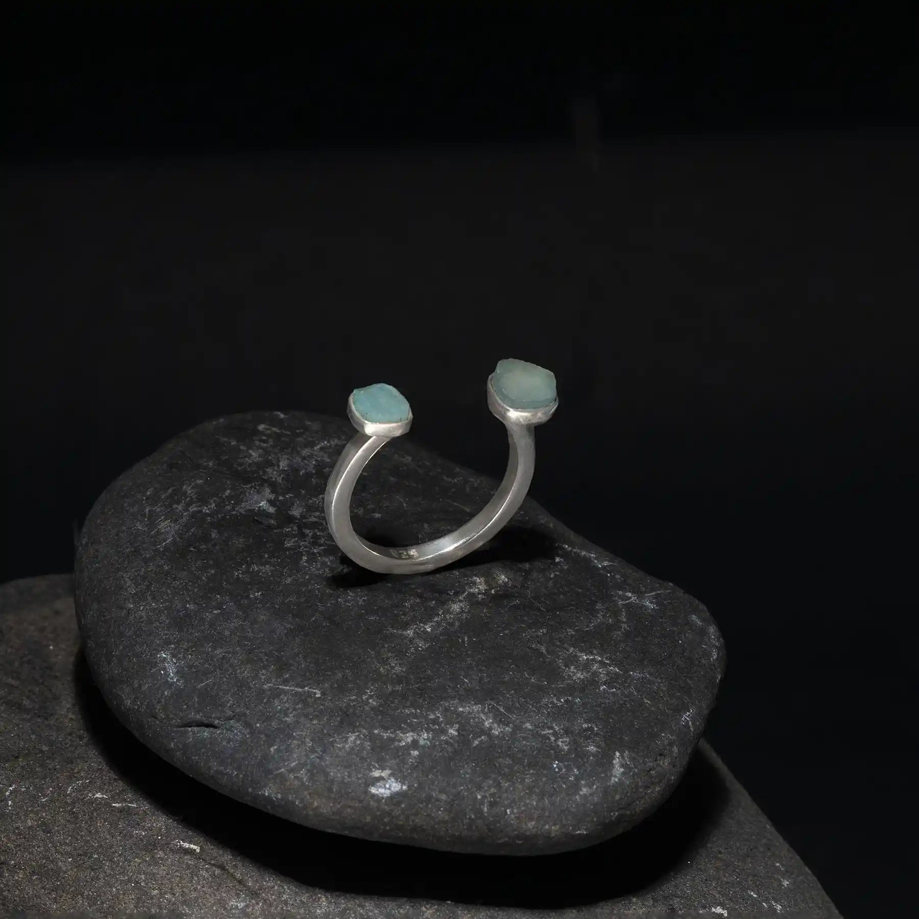 Anillo de Plata Ballestas con Ópalo Andino | Sissai Joyería 